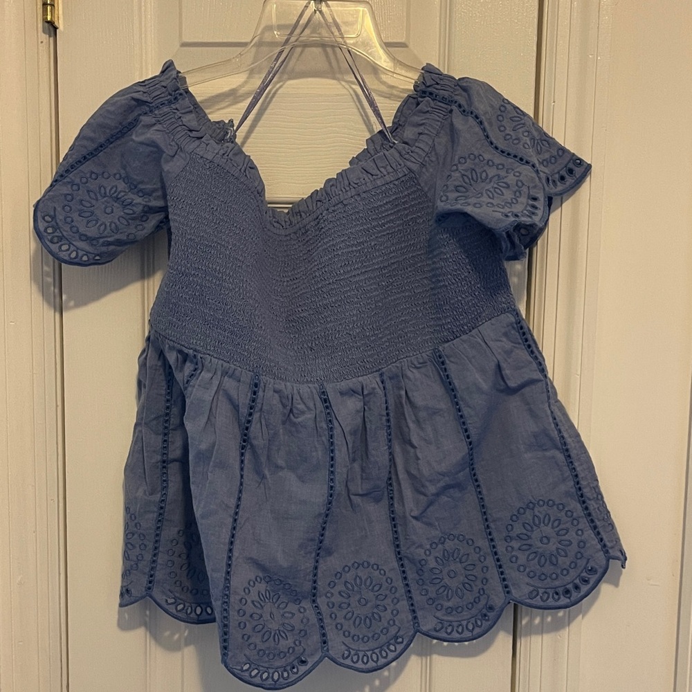 Vineyard Vines Marlin Smocked Top